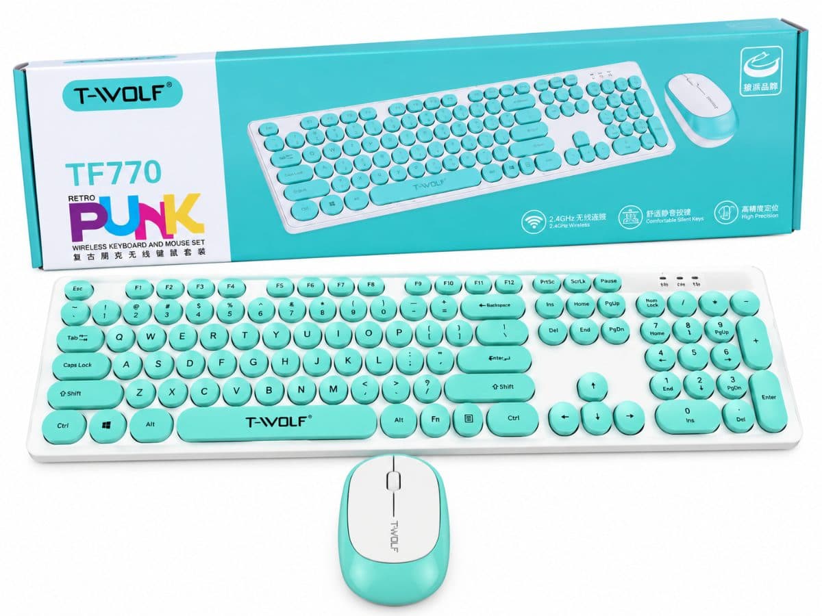 TWOLF TF-770 Wireless Keyboard & Mouse Combo – Work Smarter, Stay Connected